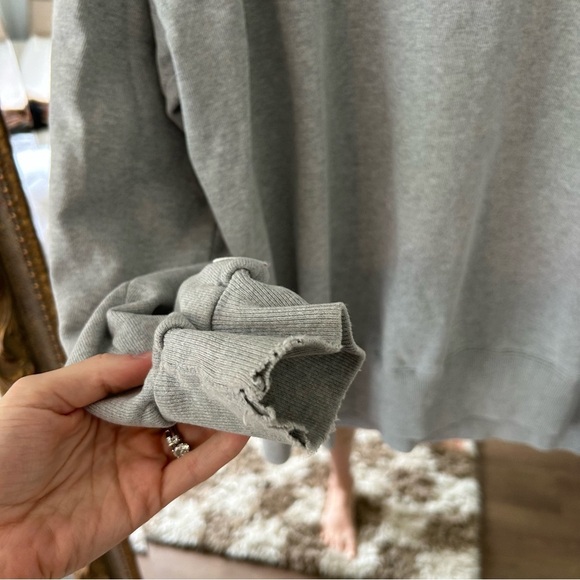 Vintage Champion Gray Crewneck Sweatshirt with Carolina UNC Tarheels - Picture 6 of 6